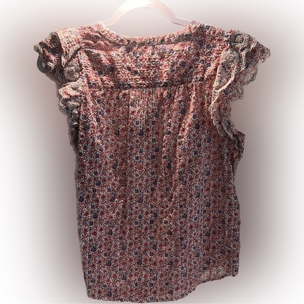 BOHEMIAN Ruffled Sleeved Top - Picture 3 of 7